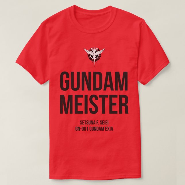 Gundam Meister T-Shirt (Design Front)