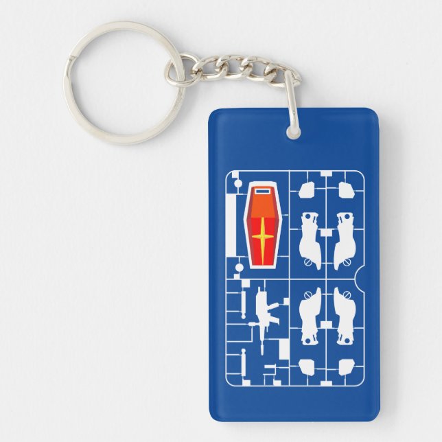 gundam rx 78 runner amuro ray key ring (Front)