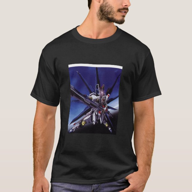 Gundam Seed Strike Freedom Graphic T-Shirt (Front)