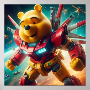 Gundam Winnie the Pooh 1 Poster