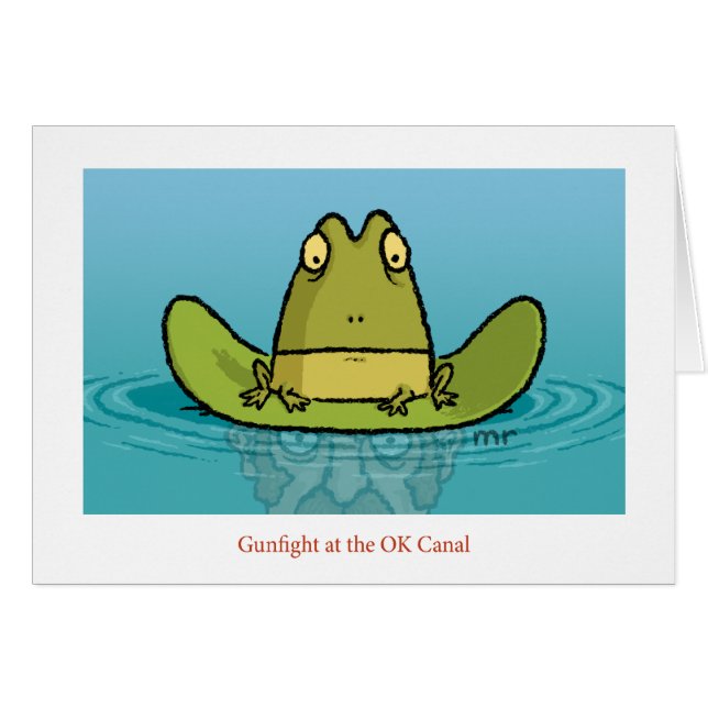 Gunfight at the Ok Canal Card (Front Horizontal)
