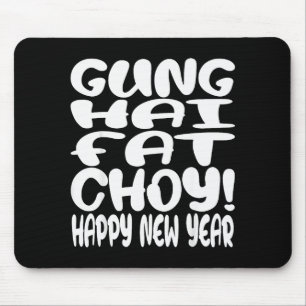 Gung Hai Fat Choy Lunar New Year Chinese Zodiac Mouse Mat