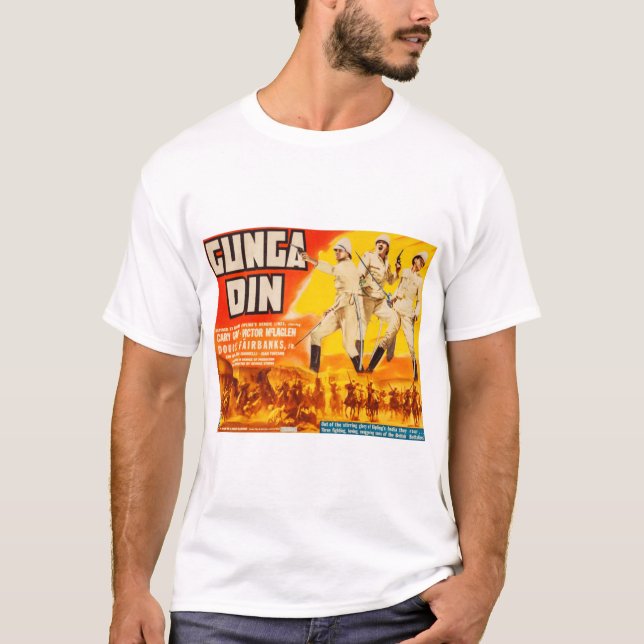 Gunga Din T-ShirtGunga Din Movie Poster  T-Shirt (Front)