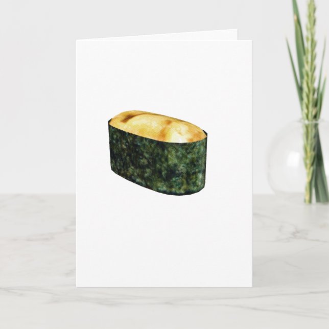 Gunkan Uni Sushi Card (Front)
