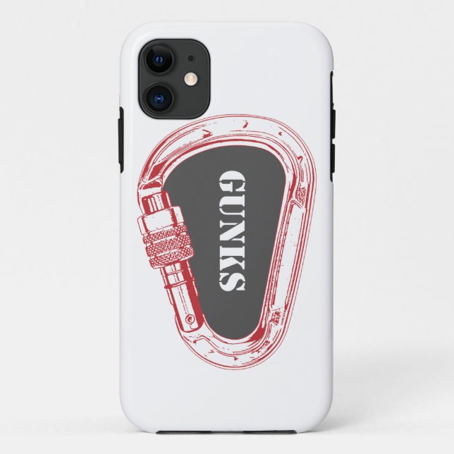 Gunks Climbing Carabiner Case-Mate iPhone Case (Back)