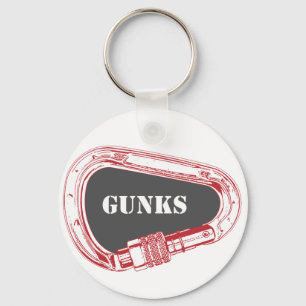 Gunks Climbing Carabiner Key Ring