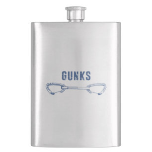 Gunks Climbing Quickdraw Hip Flask