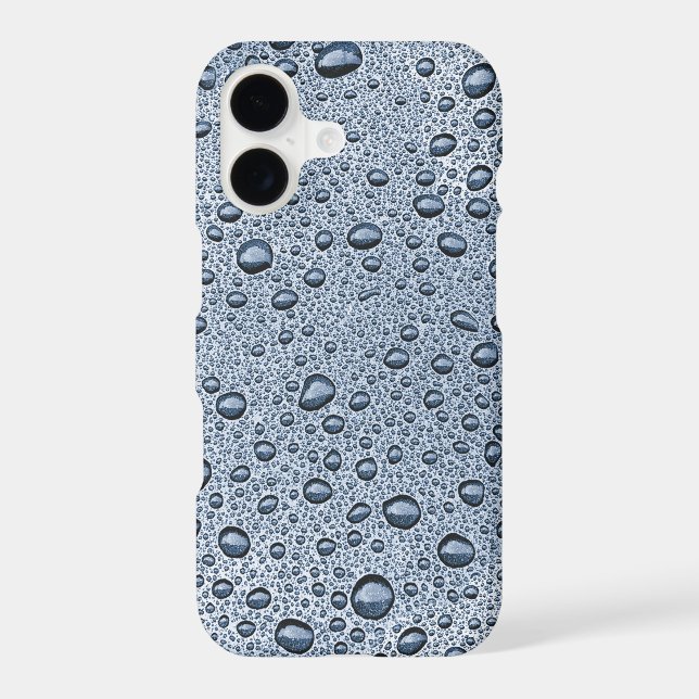 Gunmetal grey water droplets (Back)