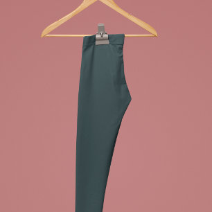 Gunmetal Solid Plain Colour Leggings