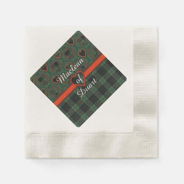 Gunn clan Plaid Scottish tartan Napkin (Front)