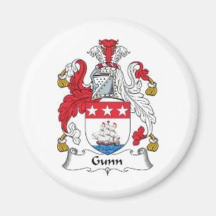 Gunn Family Crest Magnet