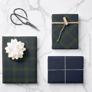 Gunn Modern Original Scottish Tartan Wrapping Paper Sheet