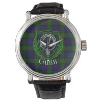 Gunn Scottish Clan Tartan & Crest