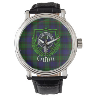 Gunn Scottish Clan Tartan & Crest Watch