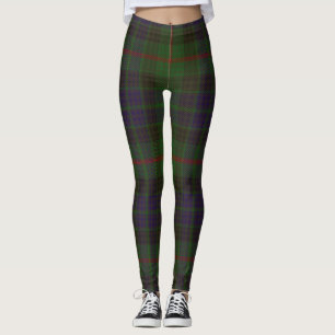 Gunn Tartan Clan Plaid Leggings