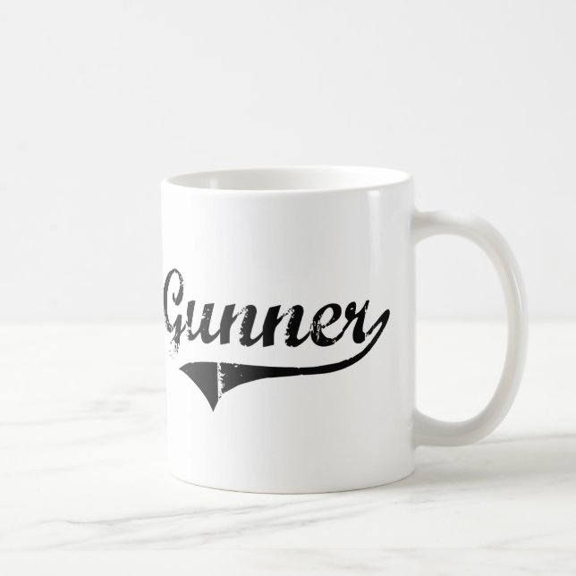 Gunner Classic Style Name Coffee Mug (Right)