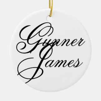 Gunner James Ceramic Tree Decoration