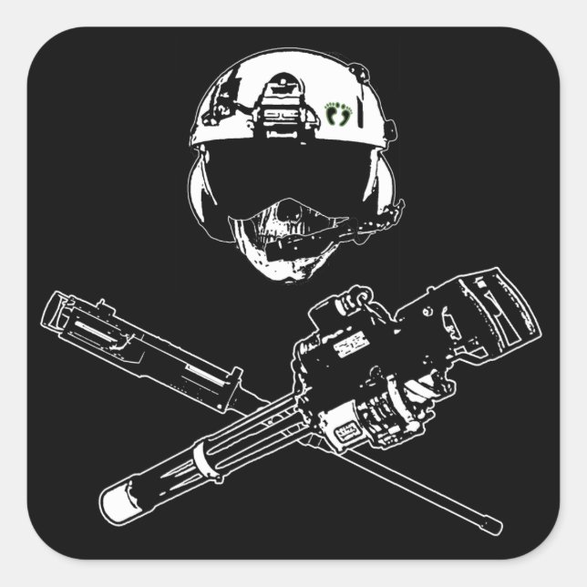 Gunner Pirate Sticker (Front)