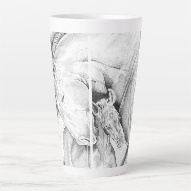 Gunner & Tommy LG(ballpoint) Latte Mug (Front)