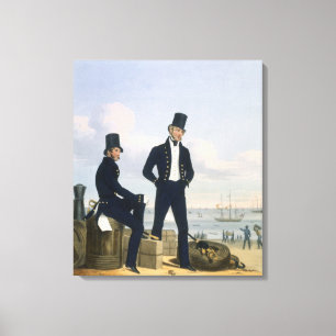Gunners, Boatswains and Carpenters, plate 11 from Canvas Print