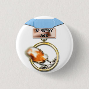 Gunnery Ace medal button