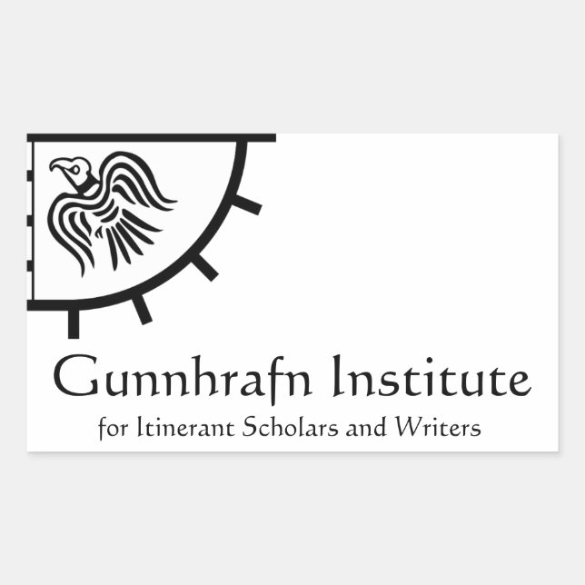 Gunnhrafn Institute Sticker (Front)