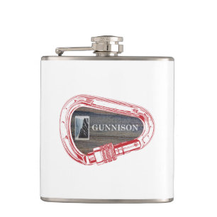 Gunnison Climbing Carabiner Hip Flask