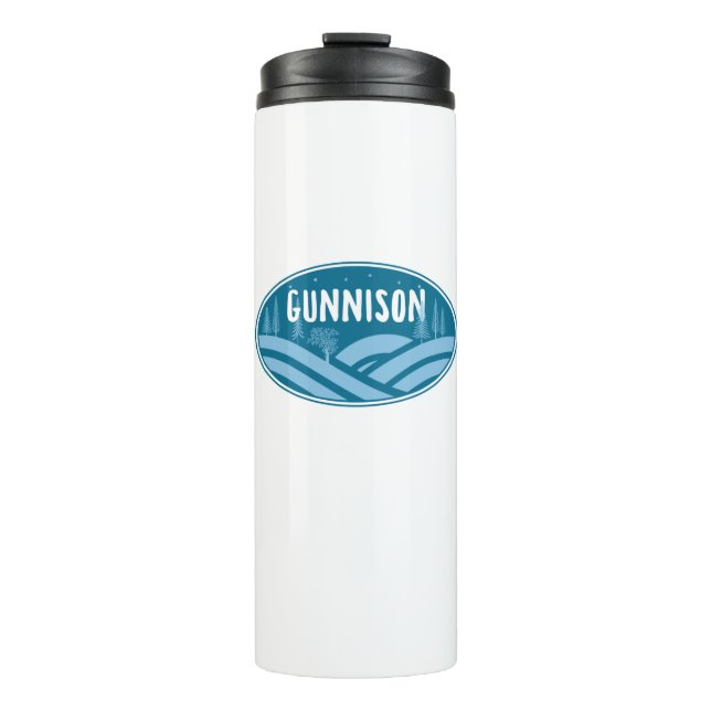 Gunnison Colorado Outdoors Thermal Tumbler (Front)