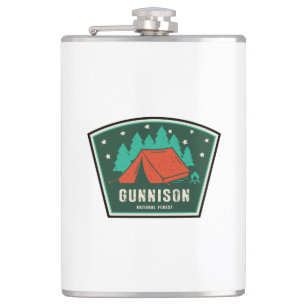 Gunnison National Forest Camping Hip Flask