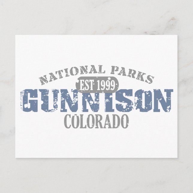 Gunnison National Park Postcard (Front)