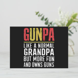 Gunpa Like A Normal Grandpa But More Fun And Owns  Invitation