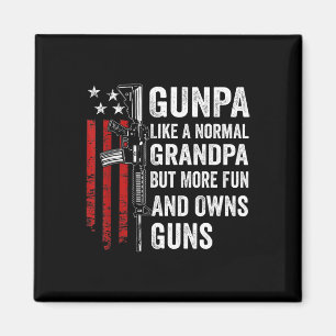 Gunpa Like A Normal Grandpa But More Fun And Owns  Magnet