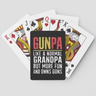 Gunpa Like A Normal Grandpa But More Fun And Owns Playing Cards