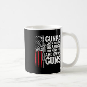 Gunpa Like A Normal Grandpa Fun And Owns Guns (on  Coffee Mug
