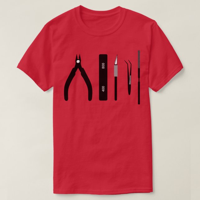Gunpla Model Tools T-Shirt (Design Front)