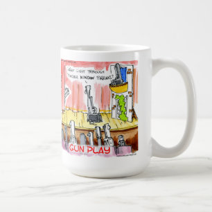 GunPlay Funny Cartoon Coffee Mug
