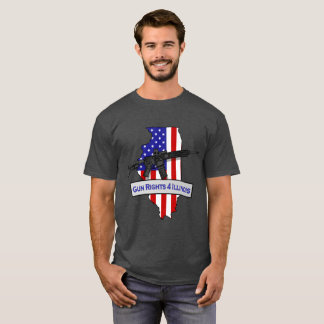 GunRights4Illinois Logo'd T Shirt