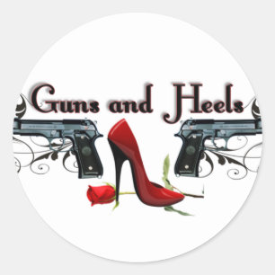 Guns and Heels Stickers