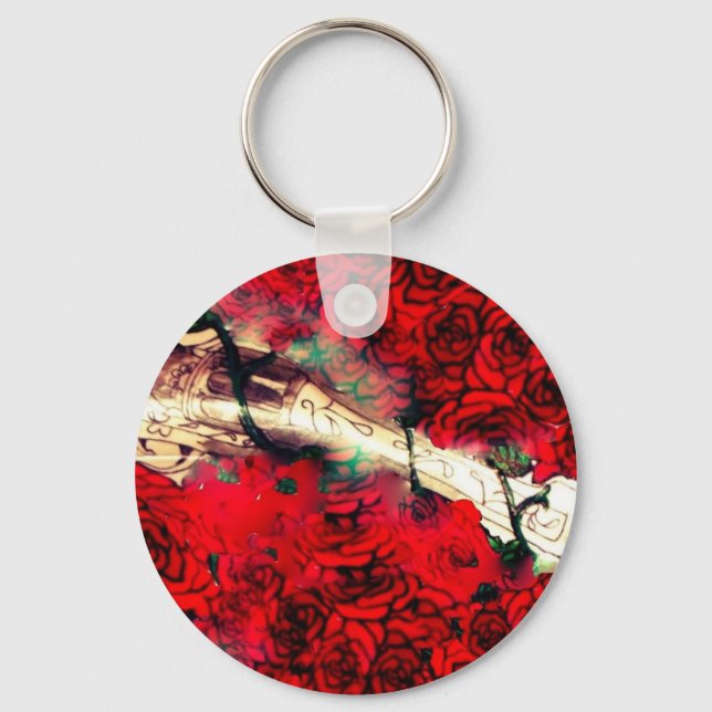 Guns and roses key ring (Front)