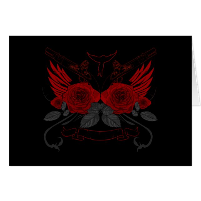 Guns and Roses RED (Front Horizontal)