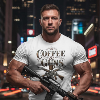 Guns & Coffee Tri-Blend Shirt