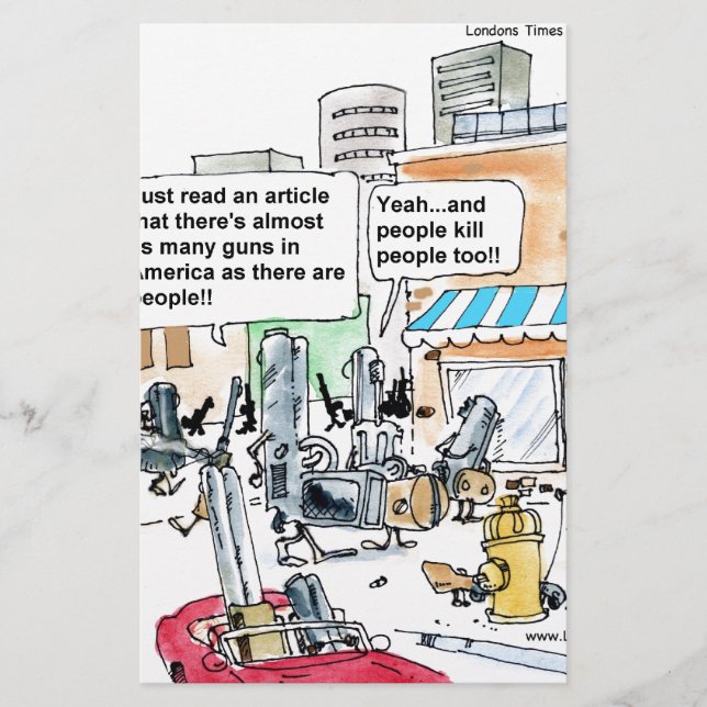Guns Don't Kill Funny Gifts, Tees & Cards (Front)