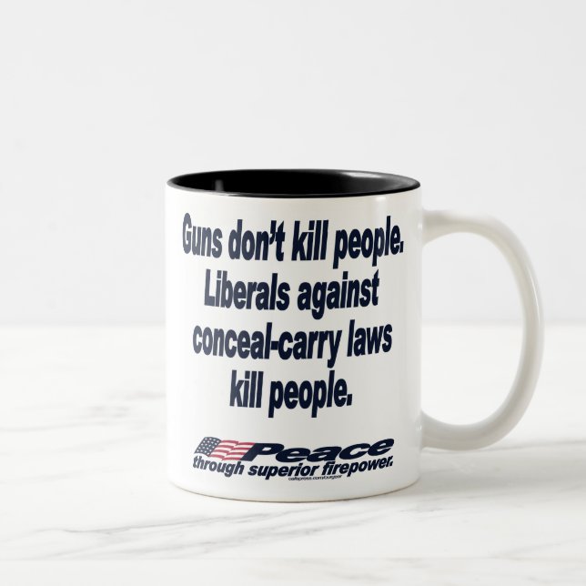 Guns Don't Kill People Mug (Right)