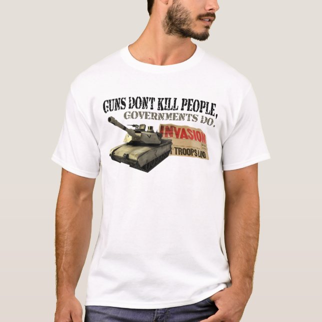 Guns Don't Kill People T-Shirt (Front)