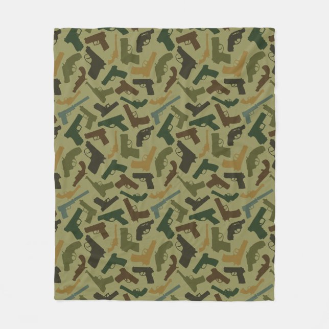 Guns Fleece Blanket (Front)