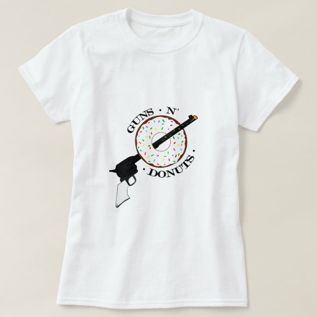 Guns N Donuts (w) - Wynonna Earp T-Shirt (Design Front)