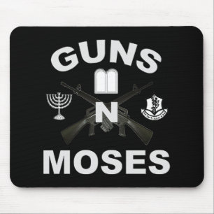 Guns n Moses Dark Mouse Mat