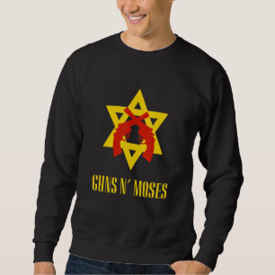 Guns N Moses Israel Defence Forces IDF Tzahal Jewi Sweatshirt