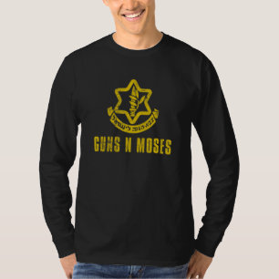 Guns N Moses Israel Defence Forces IDF Tzahal Krav T-Shirt