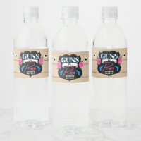 Guns or Roses Gender Reveal Baby Shower Pink/Blue